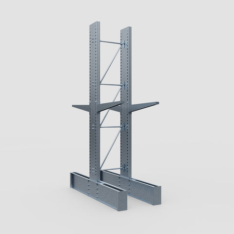 Cantilever Rack - Double Sided - Ultra Heavy Duty - Hot Dip Galvanized - Full Bay - Height 4267mm