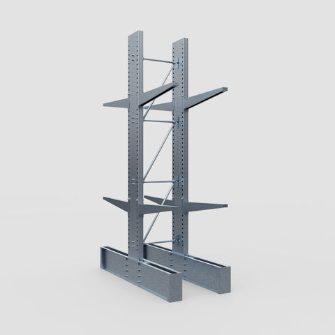 Cantilever Rack - Double Sided - Ultra Heavy Duty - Hot Dip Galvanized - Full Bay - Height 4267mm