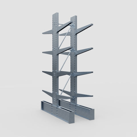 Cantilever Rack - Double Sided - Ultra Heavy Duty - Hot Dip Galvanized - Full Bay - Height 4267mm
