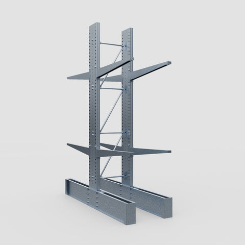 Cantilever Rack - Double Sided - Ultra Heavy Duty - Hot Dip Galvanized - Full Bay - Height 4267mm