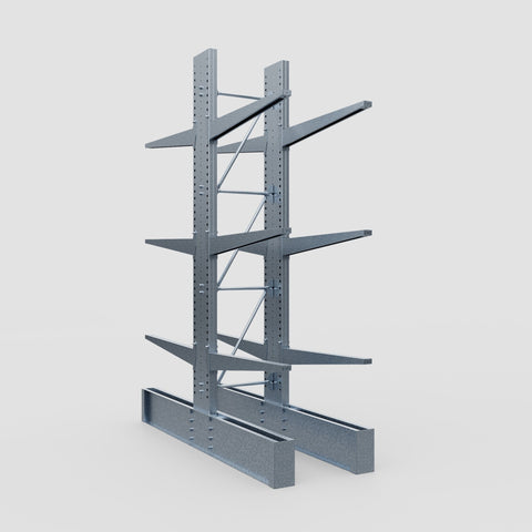 Cantilever Rack - Double Sided - Ultra Heavy Duty - Hot Dip Galvanized - Full Bay - Height 4267mm