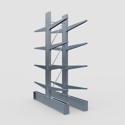 Cantilever Rack - Double Sided - Ultra Heavy Duty - Hot Dip Galvanized - Full Bay - Height 4267mm
