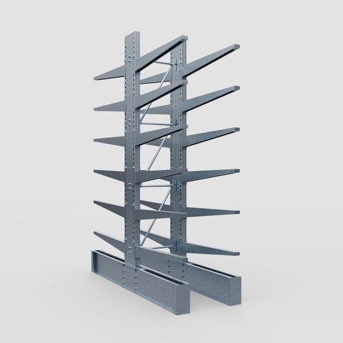 Cantilever Rack - Double Sided - Ultra Heavy Duty - Hot Dip Galvanized - Full Bay - Height 4267mm