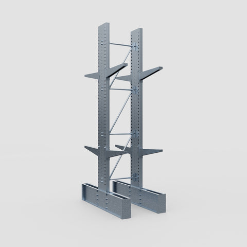 Cantilever Rack - Double Sided - Ultra Heavy Duty - Hot Dip Galvanized - Full Bay - Height 4267mm