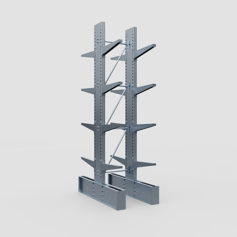 Cantilever Rack - Double Sided - Ultra Heavy Duty - Hot Dip Galvanized - Full Bay - Height 4267mm