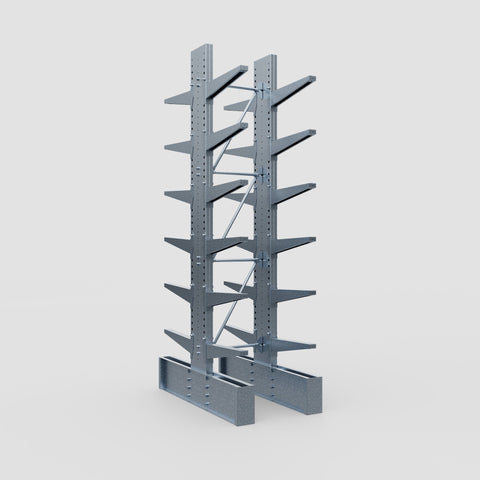 Cantilever Rack - Double Sided - Ultra Heavy Duty - Hot Dip Galvanized - Full Bay - Height 4267mm