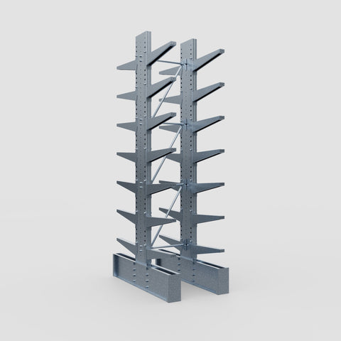 Cantilever Rack - Double Sided - Ultra Heavy Duty - Hot Dip Galvanized - Full Bay - Height 4267mm
