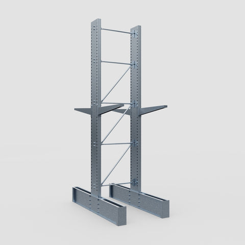 Cantilever Rack - Double Sided - Ultra Heavy Duty - Hot Dip Galvanized - Full Bay - Height 4877mm