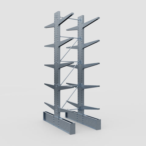 Cantilever Rack - Double Sided - Ultra Heavy Duty - Hot Dip Galvanized - Full Bay - Height 4877mm