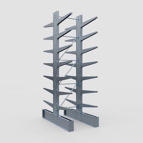 Cantilever Rack - Double Sided - Ultra Heavy Duty - Hot Dip Galvanized - Full Bay - Height 4877mm