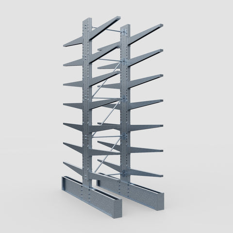 Cantilever Rack - Double Sided - Ultra Heavy Duty - Hot Dip Galvanized - Full Bay - Height 4877mm