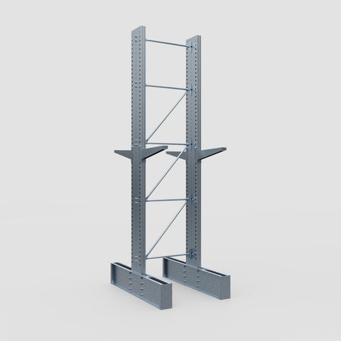 Cantilever Rack - Double Sided - Ultra Heavy Duty - Hot Dip Galvanized - Full Bay - Height 4877mm