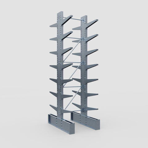 Cantilever Rack - Double Sided - Ultra Heavy Duty - Hot Dip Galvanized - Full Bay - Height 4877mm