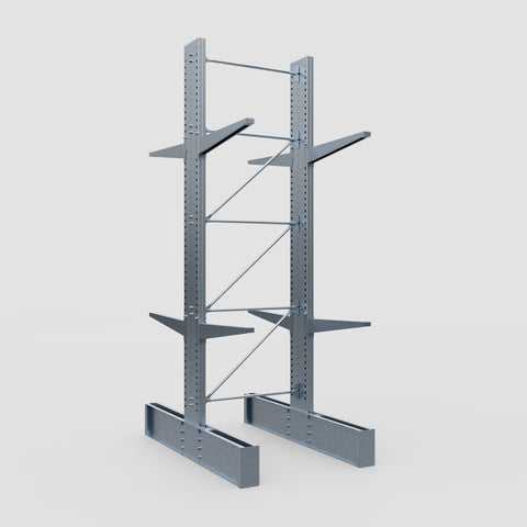 Cantilever Rack - Double Sided - Ultra Heavy Duty - Hot Dip Galvanized - Full Bay - Height 4877mm