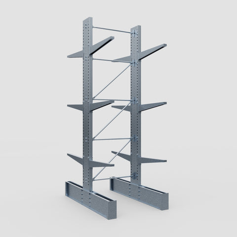Cantilever Rack - Double Sided - Ultra Heavy Duty - Hot Dip Galvanized - Full Bay - Height 4877mm