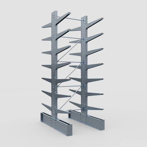 Cantilever Rack - Double Sided - Ultra Heavy Duty - Hot Dip Galvanized - Full Bay - Height 4877mm