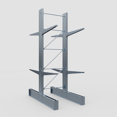 Cantilever Rack - Double Sided - Ultra Heavy Duty - Hot Dip Galvanized - Full Bay - Height 4877mm