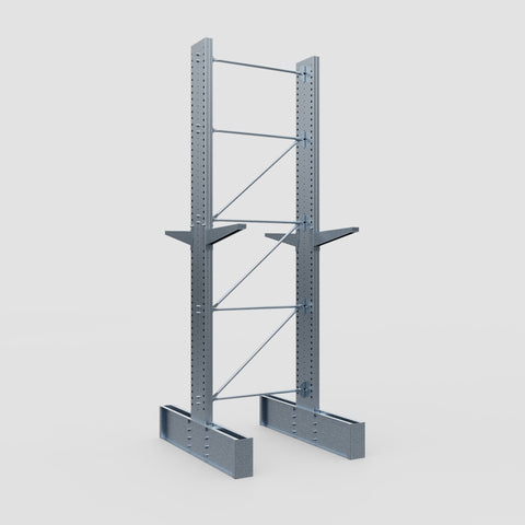 Cantilever Rack - Double Sided - Ultra Heavy Duty - Hot Dip Galvanized - Full Bay - Height 4877mm