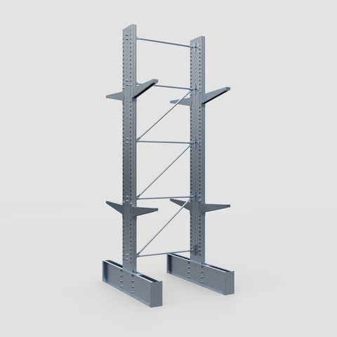 Cantilever Rack - Double Sided - Ultra Heavy Duty - Hot Dip Galvanized - Full Bay - Height 4877mm
