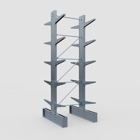 Cantilever Rack - Double Sided - Ultra Heavy Duty - Hot Dip Galvanized - Full Bay - Height 4877mm