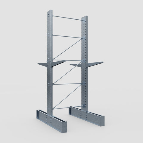 Cantilever Rack - Double Sided - Ultra Heavy Duty - Hot Dip Galvanized - Full Bay - Height 4877mm