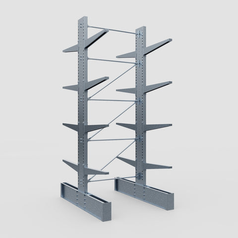 Cantilever Rack - Double Sided - Ultra Heavy Duty - Hot Dip Galvanized - Full Bay - Height 4877mm