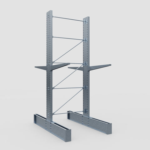 Cantilever Rack - Double Sided - Ultra Heavy Duty - Hot Dip Galvanized - Full Bay - Height 4877mm