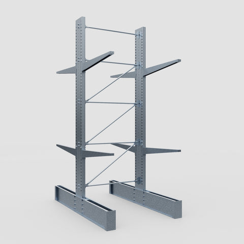Cantilever Rack - Double Sided - Ultra Heavy Duty - Hot Dip Galvanized - Full Bay - Height 4877mm