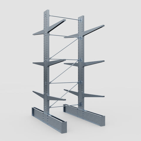 Cantilever Rack - Double Sided - Ultra Heavy Duty - Hot Dip Galvanized - Full Bay - Height 4877mm