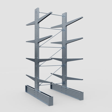 Cantilever Rack - Double Sided - Ultra Heavy Duty - Hot Dip Galvanized - Full Bay - Height 4877mm
