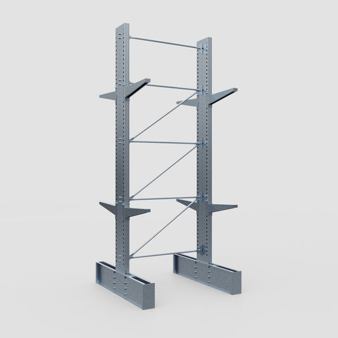 Cantilever Rack - Double Sided - Ultra Heavy Duty - Hot Dip Galvanized - Full Bay - Height 4877mm