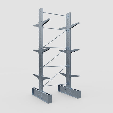 Cantilever Rack - Double Sided - Ultra Heavy Duty - Hot Dip Galvanized - Full Bay - Height 4877mm