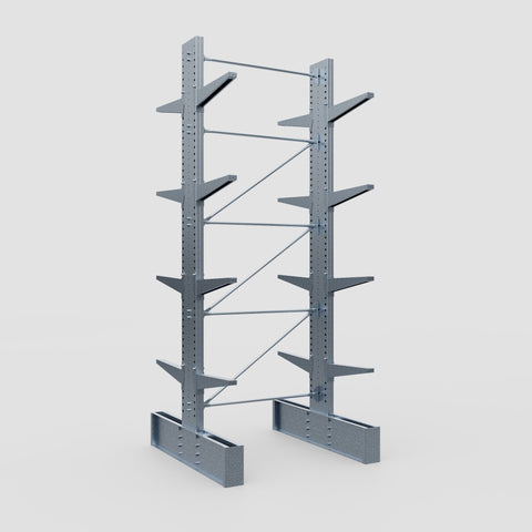 Cantilever Rack - Double Sided - Ultra Heavy Duty - Hot Dip Galvanized - Full Bay - Height 4877mm