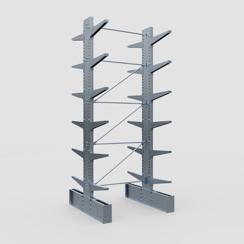 Cantilever Rack - Double Sided - Ultra Heavy Duty - Hot Dip Galvanized - Full Bay - Height 4877mm