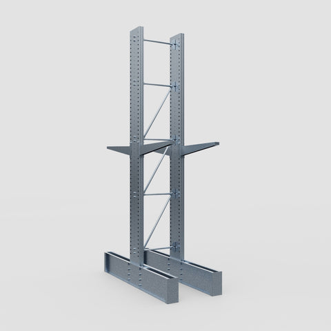 Cantilever Rack - Double Sided - Ultra Heavy Duty - Hot Dip Galvanized - Full Bay - Height 4877mm