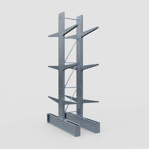 Cantilever Rack - Double Sided - Ultra Heavy Duty - Hot Dip Galvanized - Full Bay - Height 4877mm
