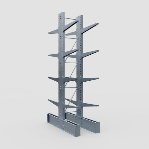 Cantilever Rack - Double Sided - Ultra Heavy Duty - Hot Dip Galvanized - Full Bay - Height 4877mm