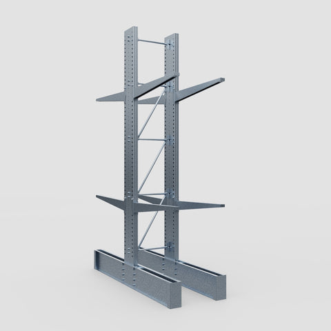 Cantilever Rack - Double Sided - Ultra Heavy Duty - Hot Dip Galvanized - Full Bay - Height 4877mm