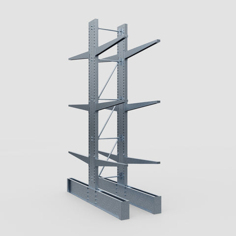 Cantilever Rack - Double Sided - Ultra Heavy Duty - Hot Dip Galvanized - Full Bay - Height 4877mm
