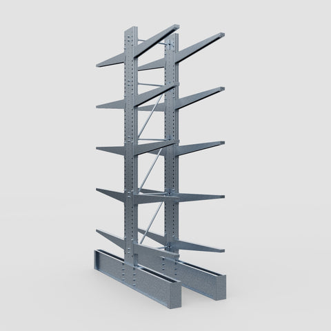 Cantilever Rack - Double Sided - Ultra Heavy Duty - Hot Dip Galvanized - Full Bay - Height 4877mm