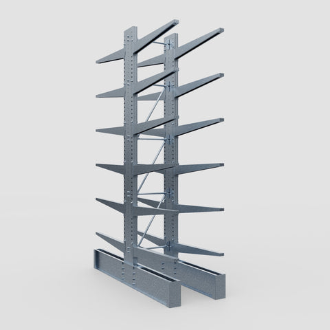 Cantilever Rack - Double Sided - Ultra Heavy Duty - Hot Dip Galvanized - Full Bay - Height 4877mm