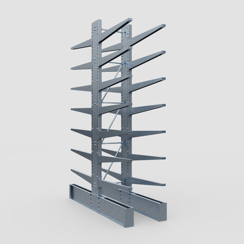 Cantilever Rack - Double Sided - Ultra Heavy Duty - Hot Dip Galvanized - Full Bay - Height 4877mm