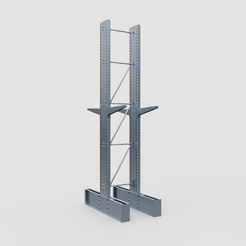 Cantilever Rack - Double Sided - Ultra Heavy Duty - Hot Dip Galvanized - Full Bay - Height 4877mm