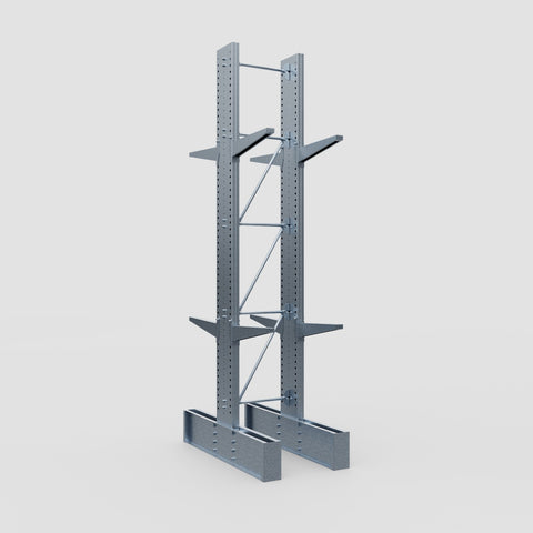 Cantilever Rack - Double Sided - Ultra Heavy Duty - Hot Dip Galvanized - Full Bay - Height 4877mm
