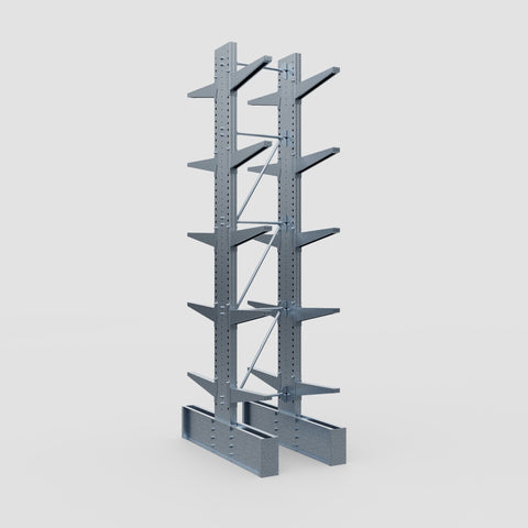 Cantilever Rack - Double Sided - Ultra Heavy Duty - Hot Dip Galvanized - Full Bay - Height 4877mm