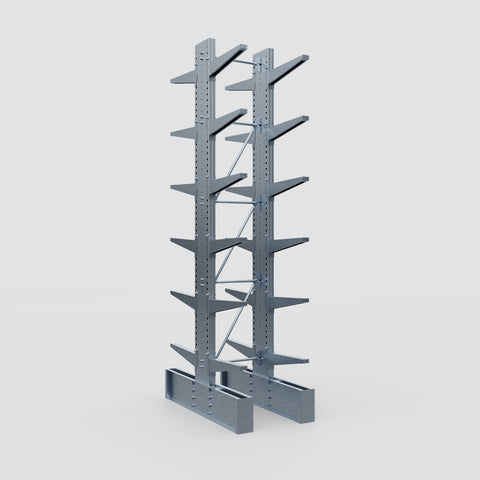 Cantilever Rack - Double Sided - Ultra Heavy Duty - Hot Dip Galvanized - Full Bay - Height 4877mm