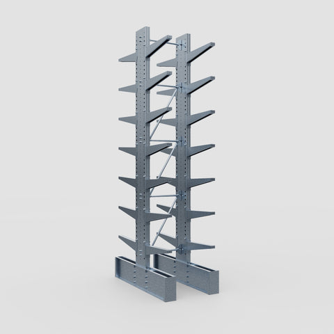 Cantilever Rack - Double Sided - Ultra Heavy Duty - Hot Dip Galvanized - Full Bay - Height 4877mm