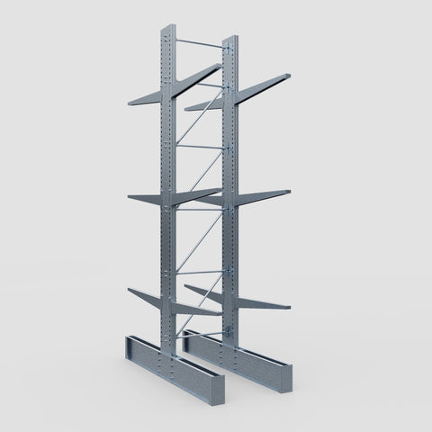 Cantilever Rack - Double Sided - Ultra Heavy Duty - Hot Dip Galvanized - Full Bay - Height 5791mm