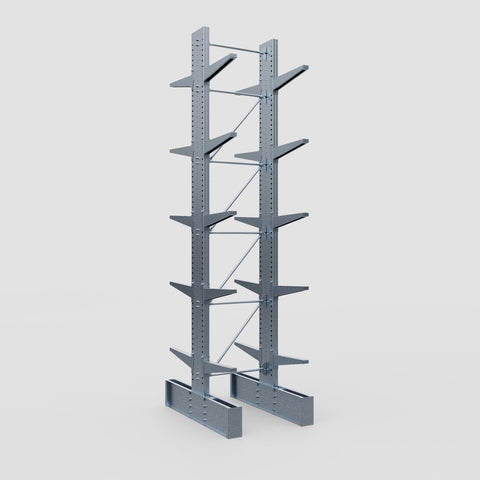 Cantilever Rack - Double Sided - Ultra Heavy Duty - Hot Dip Galvanized - Full Bay - Height 5791mm