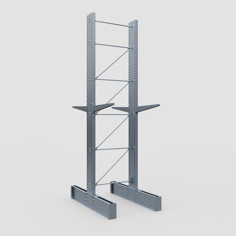 Cantilever Rack - Double Sided - Ultra Heavy Duty - Hot Dip Galvanized - Full Bay - Height 5791mm